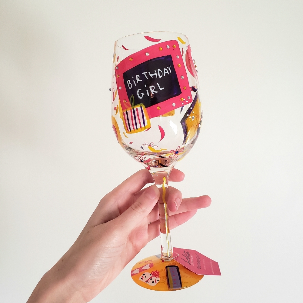 Lolita Birthday Girl Wine Glass